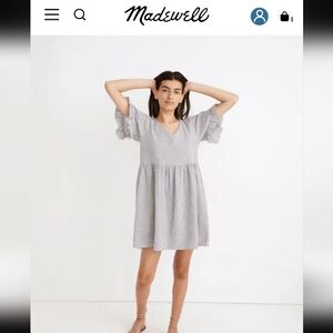 Madewell Light Blue Babydoll Dress